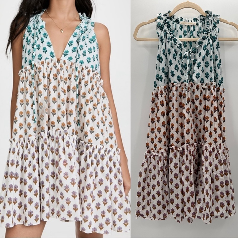 Tuckernuck Charina Sarte Indira Cotton Mini Dress Size Medium
